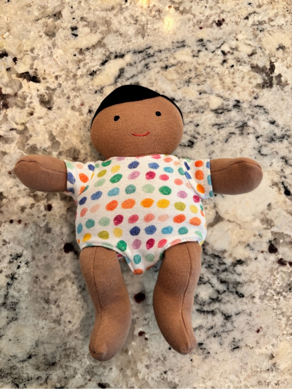 Lovevery Organic cotton baby doll from the thinker play kit